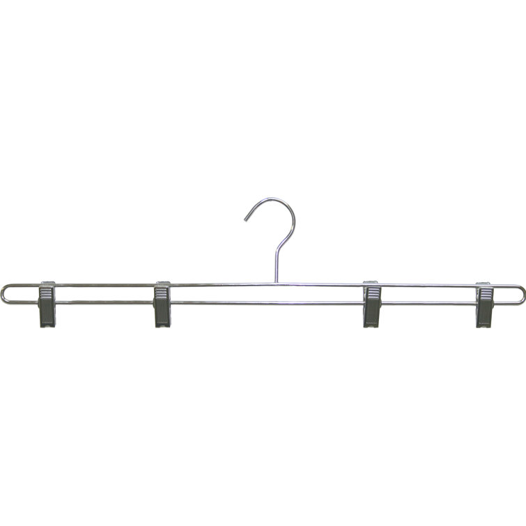 Rebrilliant Extra Long Metal Bottom Hanger with 4 Adjustable Cushion
